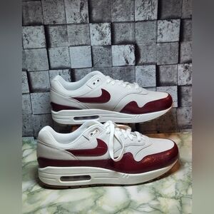 Nike Air Max 1 XL Team Red -Sail  Women's Sz 10.5 Men's Sz 9